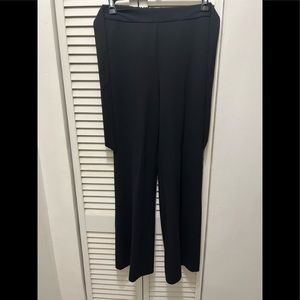 Black polyester work pants . New with out tag